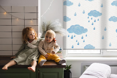 Store enrouleur Nuages et pluie