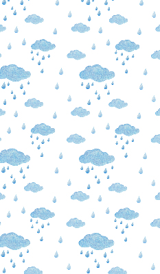 Store enrouleur Nuages et pluie