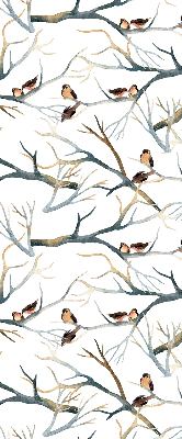 Store intérieur Oiseaux sur un arbre