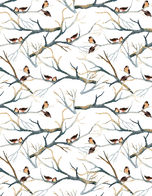 Store intérieur Oiseaux sur un arbre