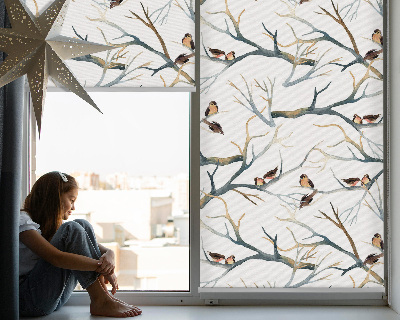 Store intérieur Oiseaux sur un arbre