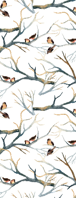 Store intérieur Oiseaux sur un arbre
