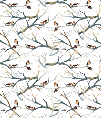Store intérieur Oiseaux sur un arbre