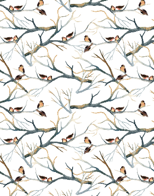 Store intérieur Oiseaux sur un arbre