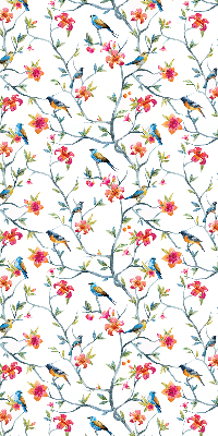 Store enrouleur Un oiseau sur une branche