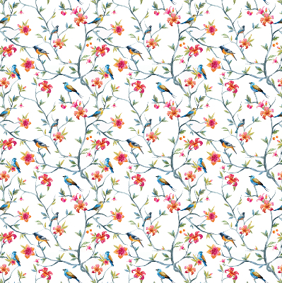 Store enrouleur Un oiseau sur une branche