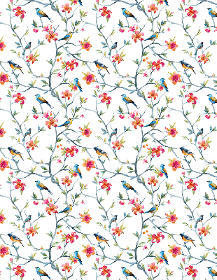 Store enrouleur Un oiseau sur une branche