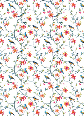 Store enrouleur Un oiseau sur une branche