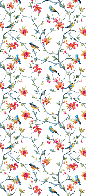 Store enrouleur Un oiseau sur une branche