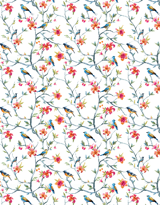 Store enrouleur Un oiseau sur une branche