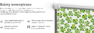 Store intérieur Trèfle porte-bonheur