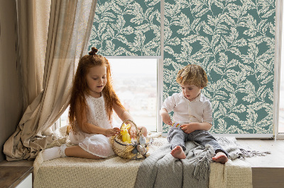 Store intérieur Papier peint à feuilles