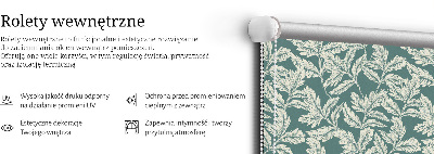 Store intérieur Papier peint à feuilles