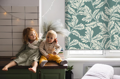 Store intérieur Papier peint à feuilles