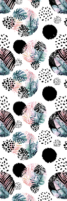 Store intérieur Cercles et feuilles