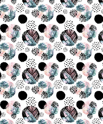 Store intérieur Cercles et feuilles