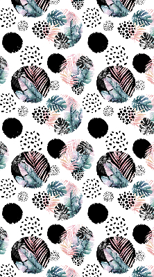 Store intérieur Cercles et feuilles