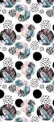 Store intérieur Cercles et feuilles