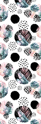 Store intérieur Cercles et feuilles