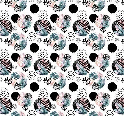 Store intérieur Cercles et feuilles