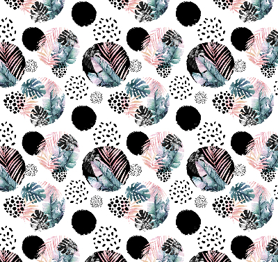 Store intérieur Cercles et feuilles