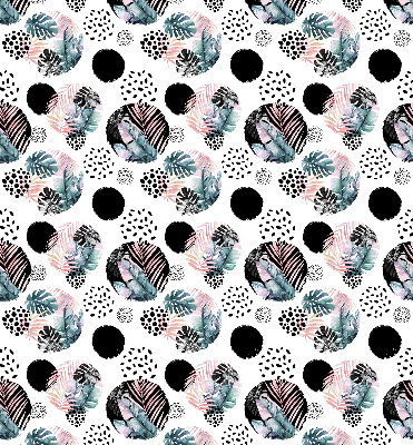 Store intérieur Cercles et feuilles