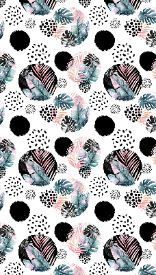 Store intérieur Cercles et feuilles