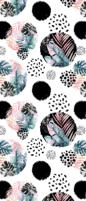 Store intérieur Cercles et feuilles