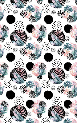 Store intérieur Cercles et feuilles