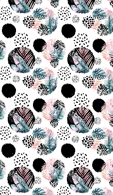 Store intérieur Cercles et feuilles