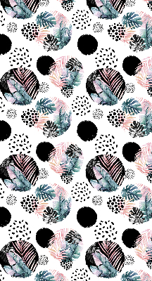 Store intérieur Cercles et feuilles