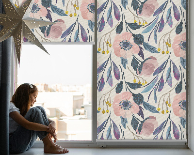 Store enrouleur Coquelicots