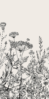 Store intérieur Fleurs grises