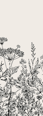 Store intérieur Fleurs grises
