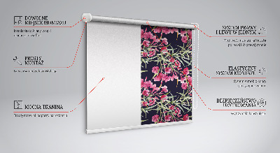Store enrouleur Fleur exotique