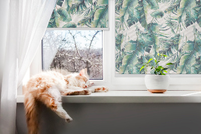 Store enrouleur Feuilles