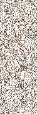 Store enrouleur Feuilles de palmier dessinées