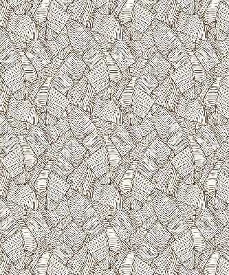 Store enrouleur Feuilles de palmier dessinées