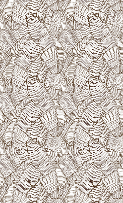 Store enrouleur Feuilles de palmier dessinées