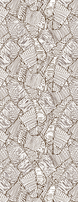 Store enrouleur Feuilles de palmier dessinées