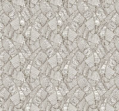 Store enrouleur Feuilles de palmier dessinées