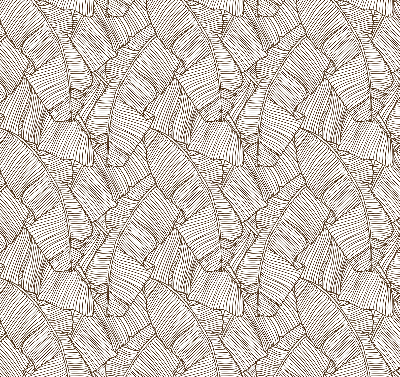 Store enrouleur Feuilles de palmier dessinées