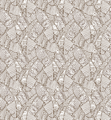 Store enrouleur Feuilles de palmier dessinées