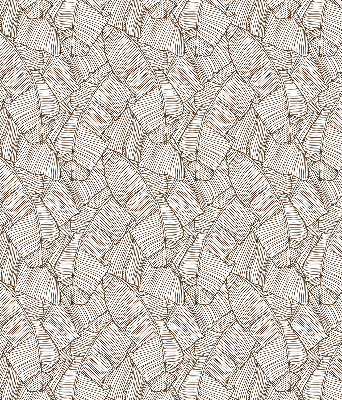 Store enrouleur Feuilles de palmier dessinées