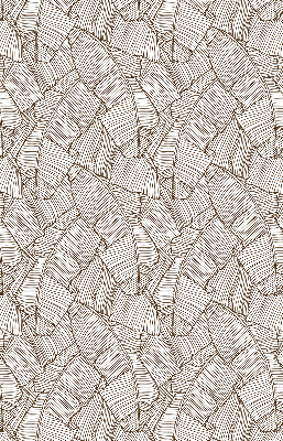 Store enrouleur Feuilles de palmier dessinées