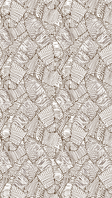 Store enrouleur Feuilles de palmier dessinées