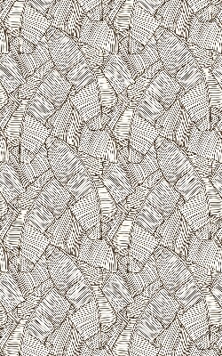 Store enrouleur Feuilles de palmier dessinées