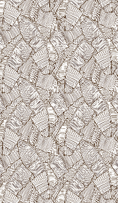 Store enrouleur Feuilles de palmier dessinées