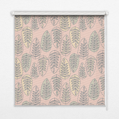 Store intérieur Feuilles colorées