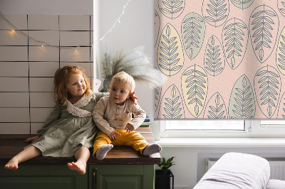 Store intérieur Feuilles colorées